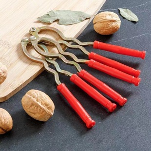 Multifunctional Thickened Walnut Clip Walnut Peeling Tool Sheller Pecan Pliers Walnut Spring Metal Nut Peeler