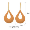 Amazon Fashion Women's new versatile temperament niche droplet hollow fan -shaped large earrings earrings manufacturers direct sales