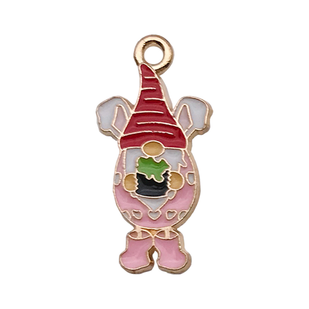 Conejo de huevo de Pascua transfronterizo Acción de gracias hoja de arce calabaza accesorios de bricolaje creativo llavero colgante pequeño