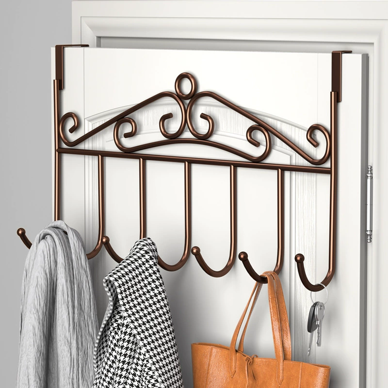 Hook wall -mounted wall hook wall hook wall hanging hanger creative without traces, strong hook, free punching clothes, hats, storage racks