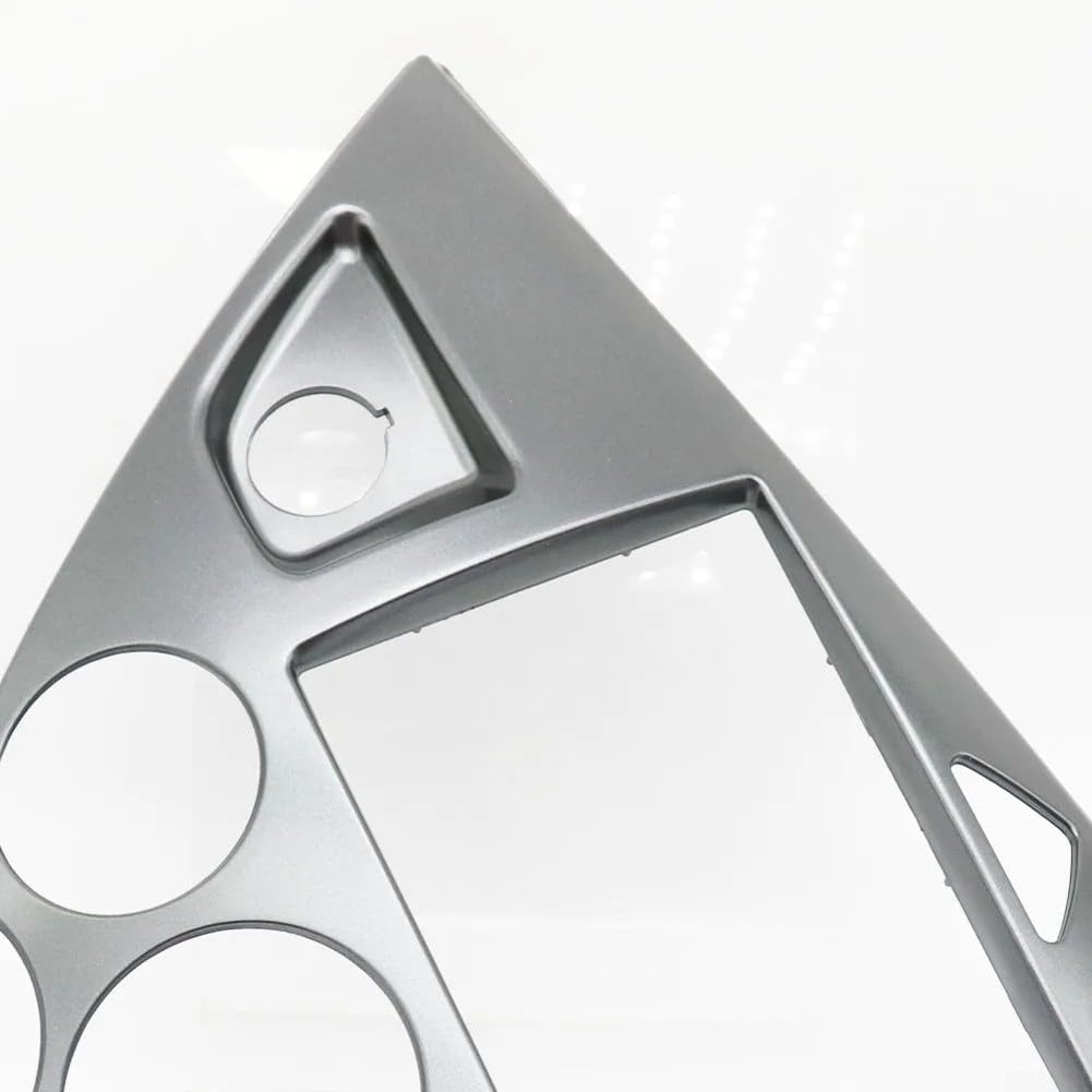 Suitable for Ford European Version Fiesta and Focus Audio-Visual Modification Frame, Navigation Panel Frame in Black and Gray Colors