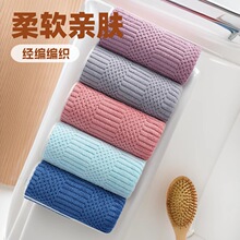 珊瑚绒吉祥格加厚吸水毛巾成人浴巾厂家批发高阳厂家批发跨境代发