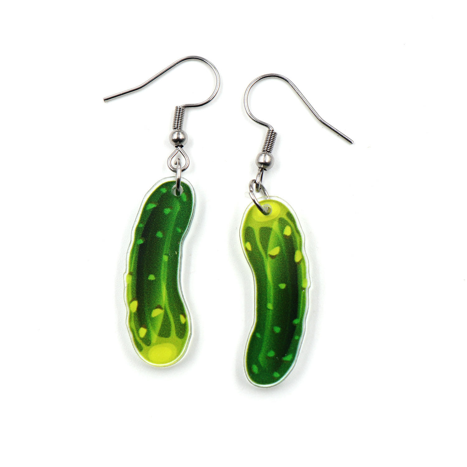 Acrylic Material Geometric, Vegetable Pattern 1 Pair Cute Geometric Vegetable Arylic Drop Earrings