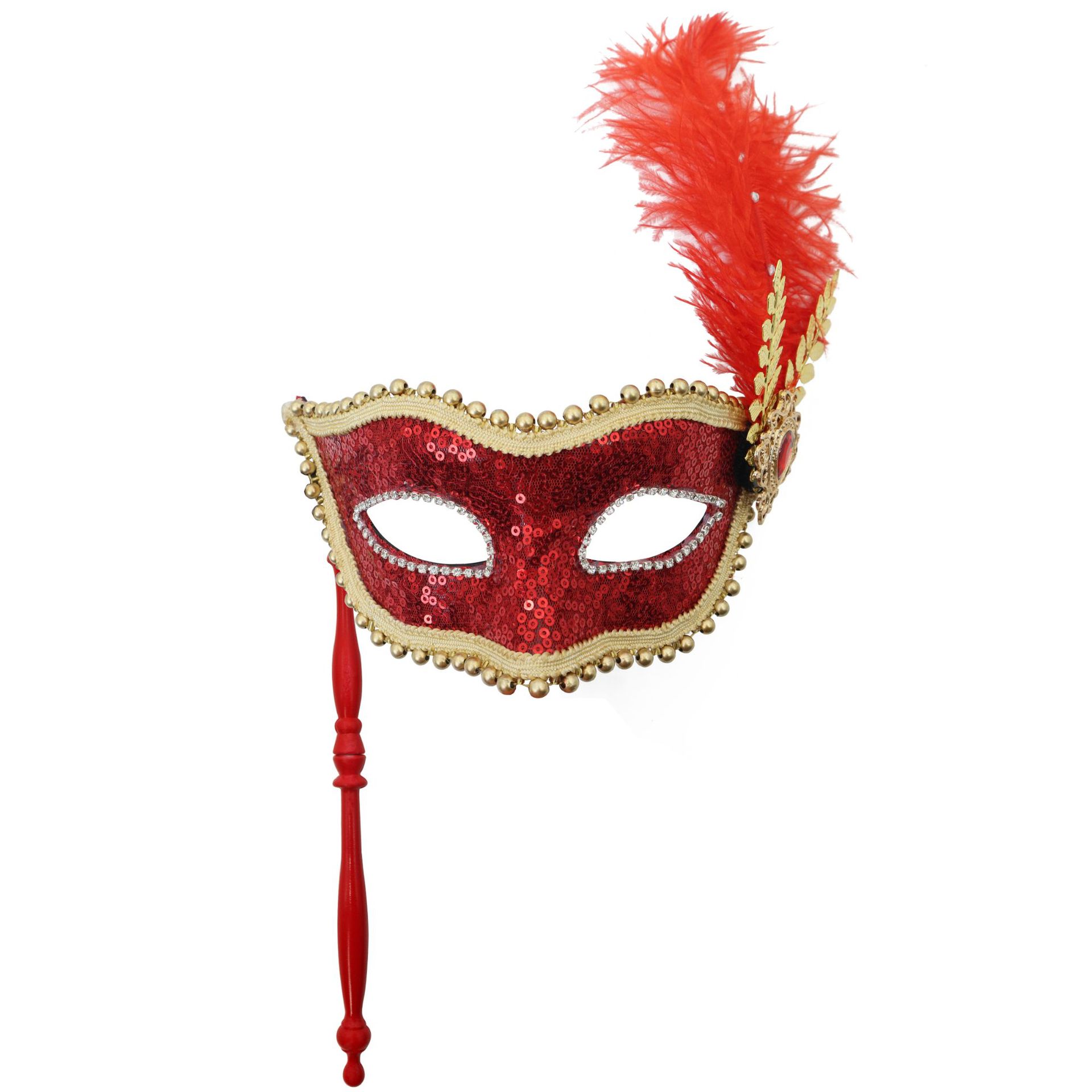 Amazon venta caliente de máscaras de sequillas de mano de borde lateral plumas metálicas mariposas maquillaje máscara de baile de damas