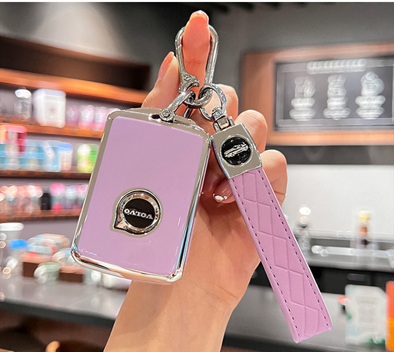 Special Volvo Key Cover for Xc60, Xc40, S90, S60, Xc90, V60, V90 High-End Car Key Case for Men and Women