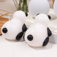 Wholesale pandas plush aroma candles creative fragrance shape wax gift wholesale soy wax melts DIY