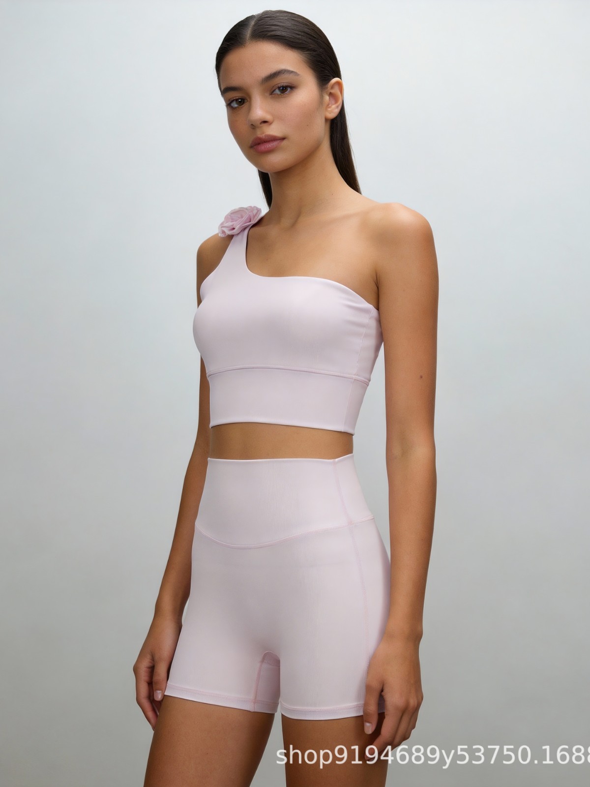 Sports suit for gym, yoga clothing, set, tight, for running 3
