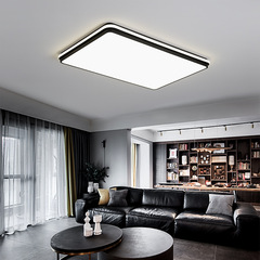 北歐超薄led吸頂燈圓形現代簡約鐵藝房間臥室燈創意客廳燈具批發