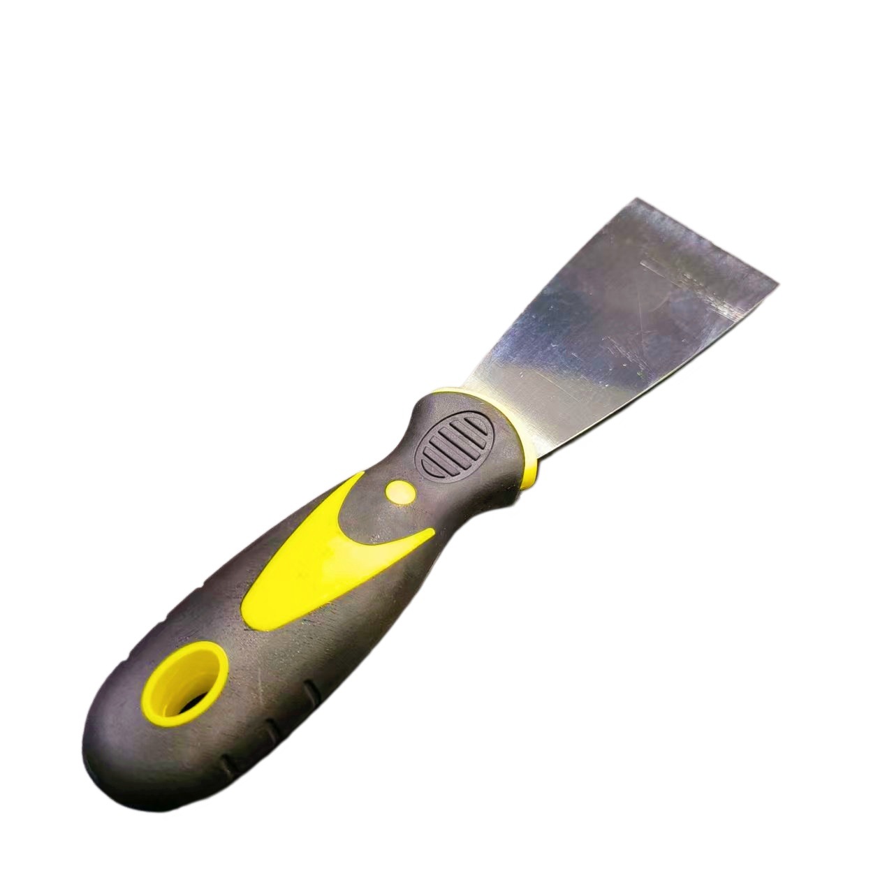 Cuchillo de masilla de acero inoxidable de dos colores cuchillo de masilla de goma cuchillo de raspa cuchillo de lote cuchillo de plástico cuchillo de masilla de alta dureza espejo