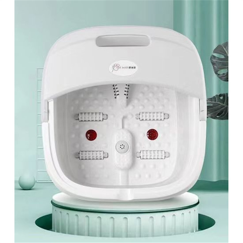 家庭用折り畳み足浴槽自動マッサージ足spa加熱泡足桶電動恒温足浴器ポータブル|undefined