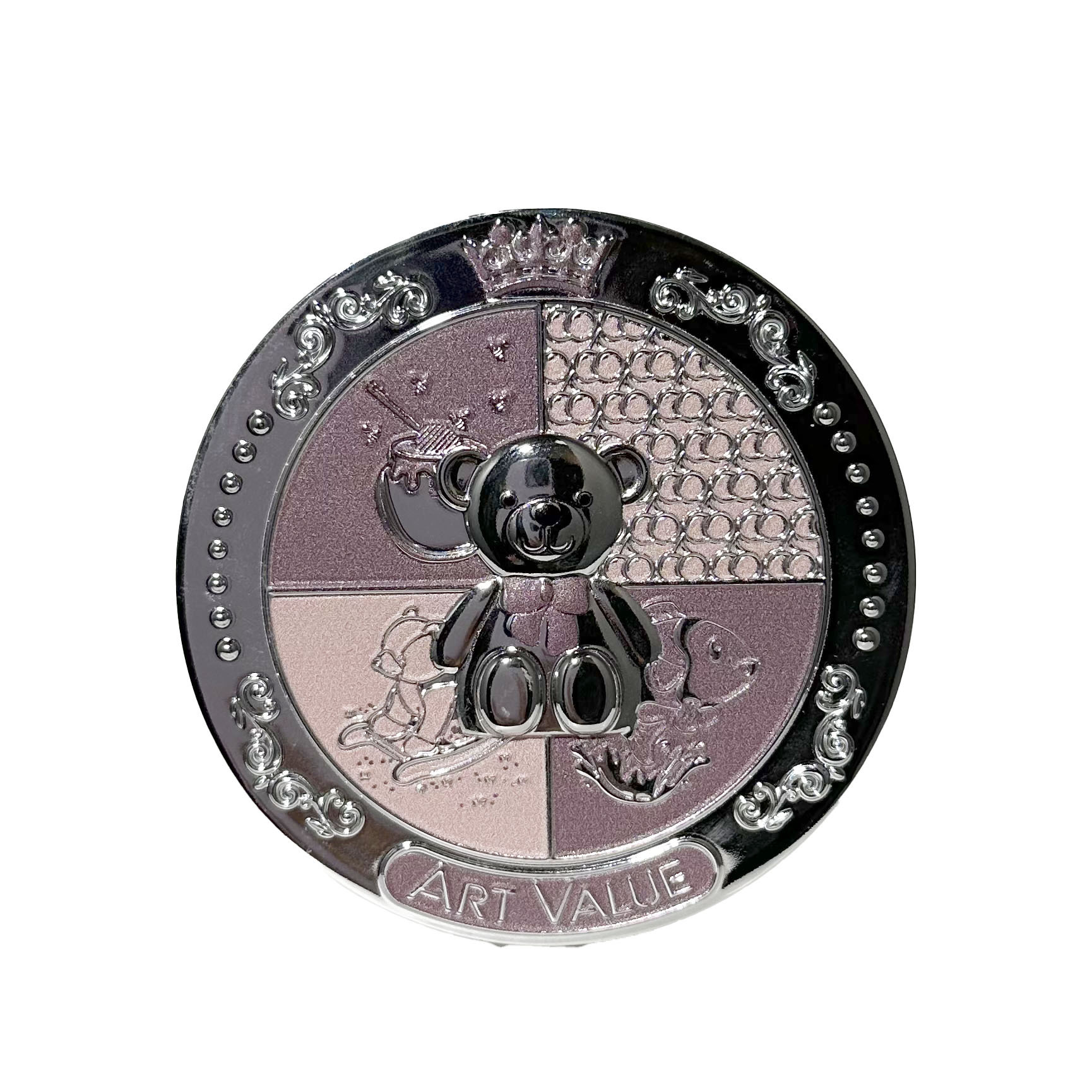 Art Value Bear Knight Powder Cooking Soft Mat Natural Maquillaje Brillante Maquillaje de Chica Maquillaje en polvo
