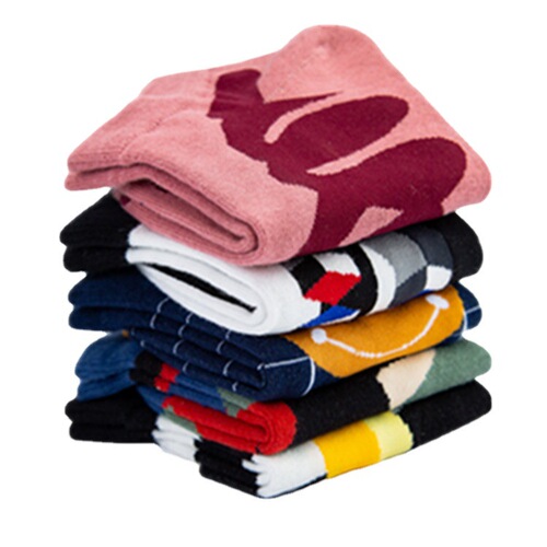 Spring and Summer New Arrival Boat Socks Cross-border Fashion Trend Socks Multicolor Socks Casual Trendy Men and Women Socks