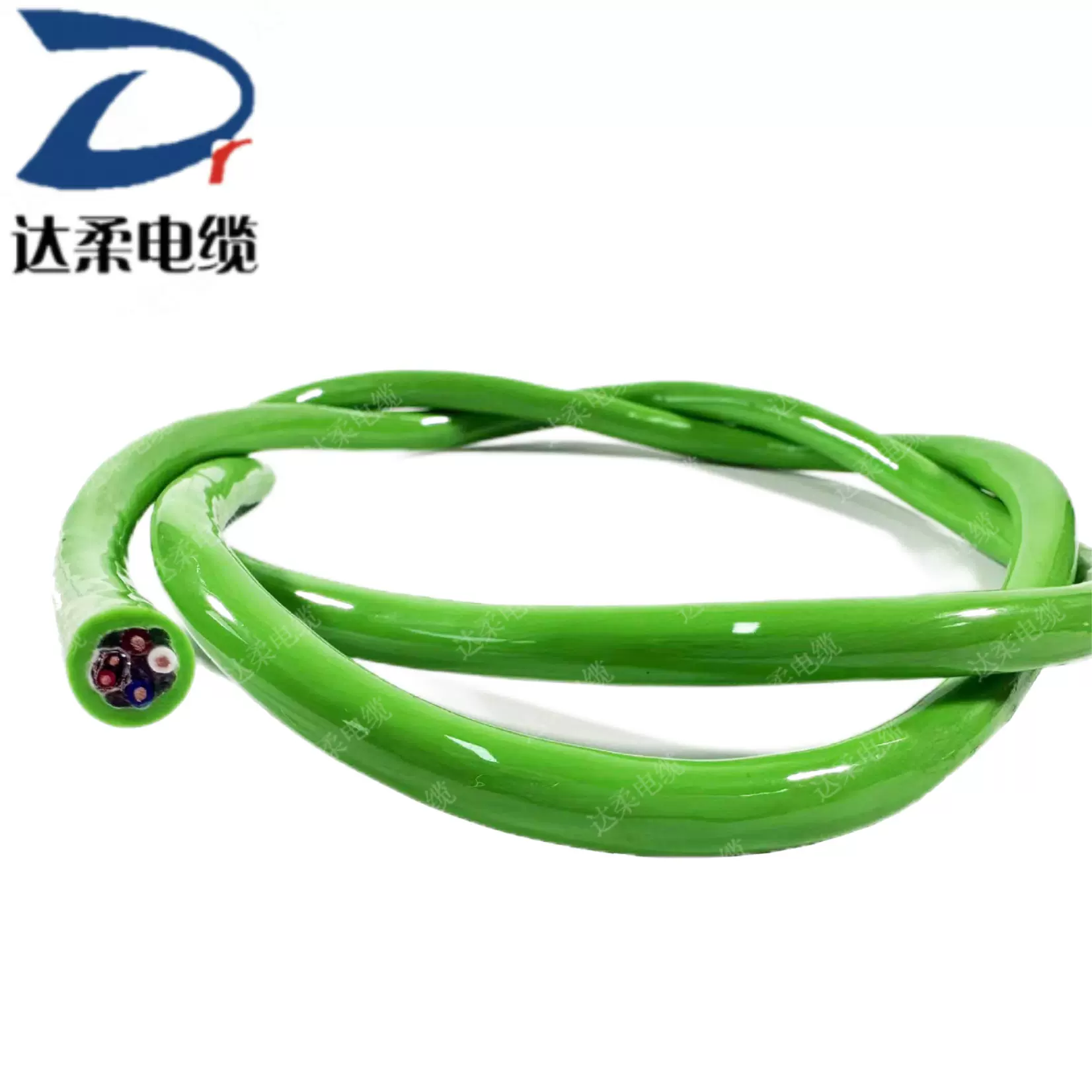 组合定制电缆3X0.5+RS485(1X2X0.3)信号线+电源线聚氨酯护套