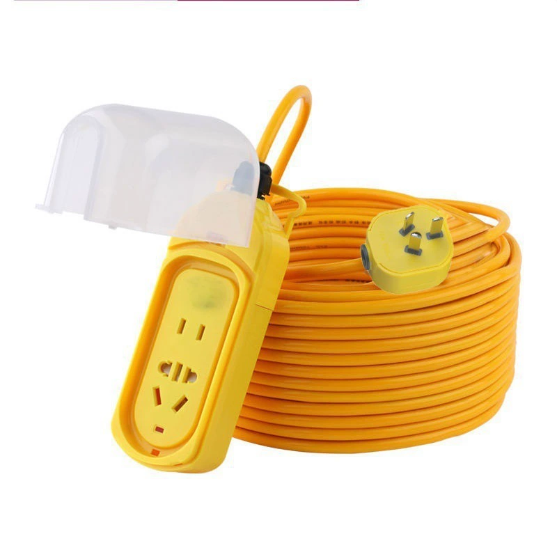 Putting panel with lines with long -line socket Plug -in -on -board rain source switch high -floors battery car charging extended line