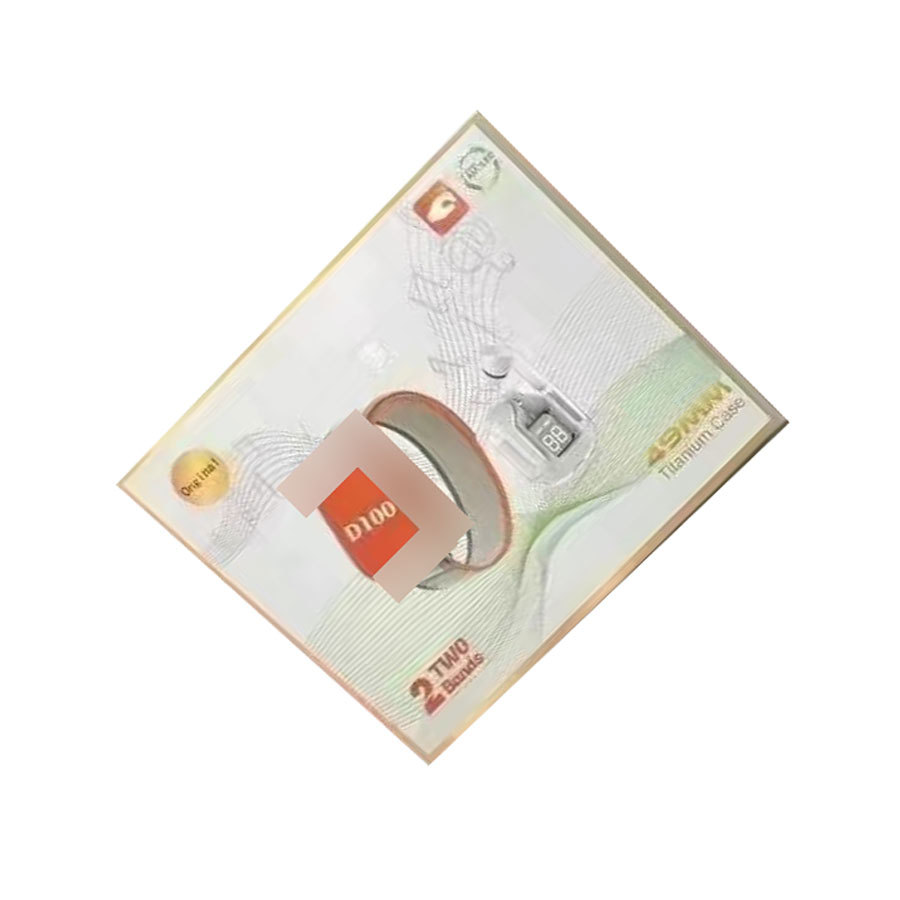 Cross-Border New D100 Ultra 2 Bluetooth Smart Watch Latest Ultra Transparent Earphones 2-in-1 Set