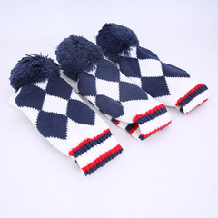 Cross-border hot selling indoor golf club sets accessories supplies knitted wool wooden club cap covers manufacturer wholesale logo