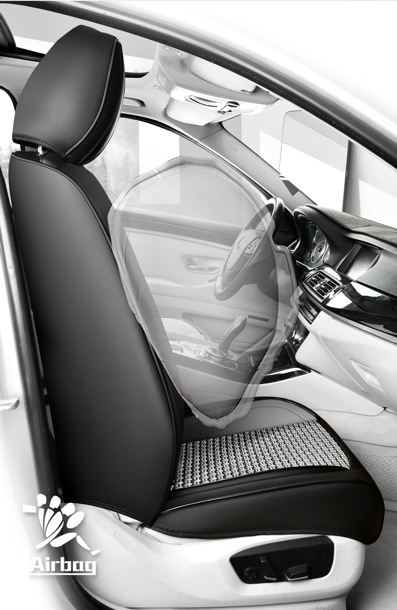 Car Cushion Four Seasons Universal Car Seat Cover 24 New Ice Silk Summer Nappa Pi Full Enclosure Cushion Seat Cover