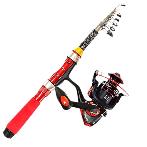 Set of fishing gear, portable mini fishing rod, complete match sub-rod set fishing rod full set