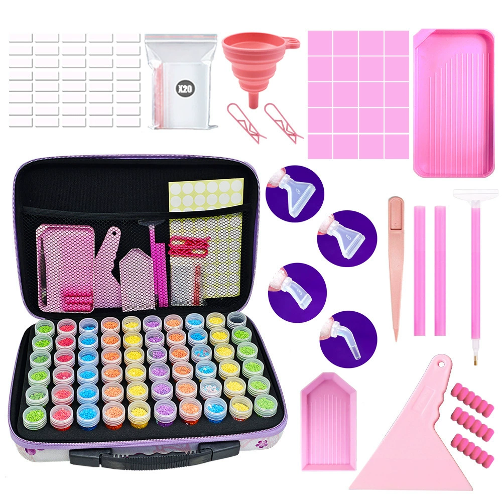 Diamond accessories, tools set, 127 pieces, DIY, (Physicals)