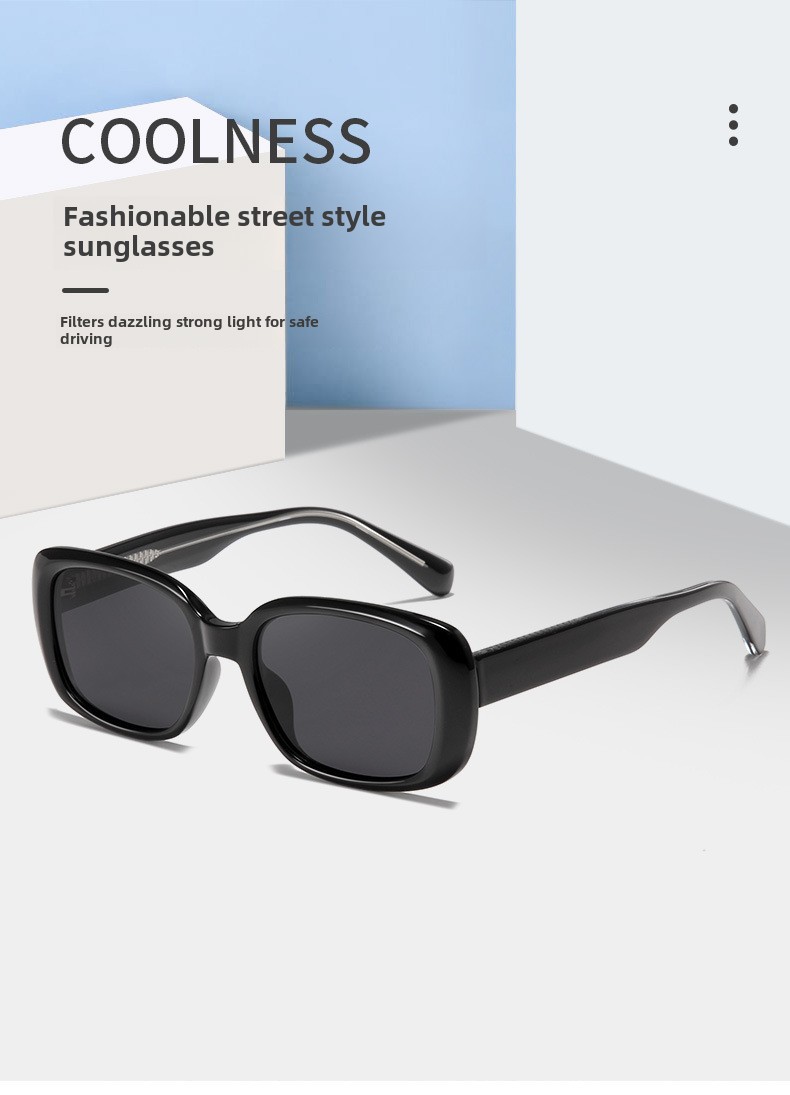 TR712 Rose's Story Yifei Polarized Sunglasses Women's Fashion Korean Cat's Eye Sunglasses_voghion.com