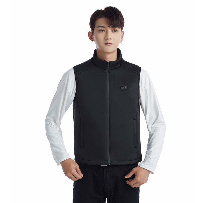 Chaleco de pareja de calefacción inteligente transfronteriza de otoño e invierno para hombres y mujeres para el mismo chaleco térmico eléctrico de temperatura constante USB al por mayor