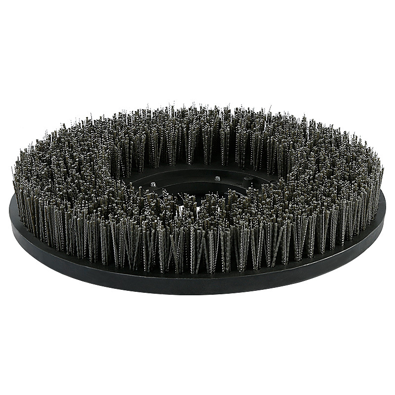 Superficie de fuego de mármol granito pulido piso de limpieza pulido 17 pulgadas 40cm cepillo de alambre compuesto antiguo