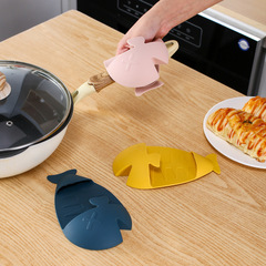 Cross-border new small fish anti-scald bowl and plate tongs kitchen bowl oven microwave high temperature resistant thick home use heat insulation gloves