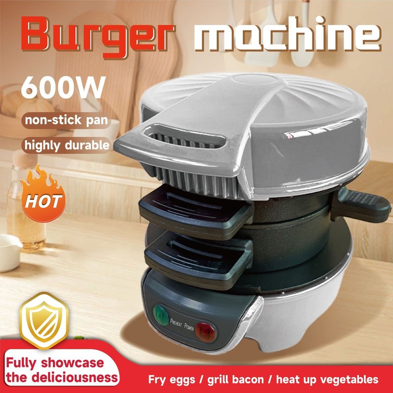 ハンバーガーマシン、ポータブル朝食マシン、ハンバーガーマシン、外国貿易クロスボーダーラベリング専用|undefined
