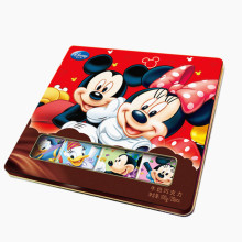 上海牛奶巧克力心形铁盒上海巧克力特产卡通图案糖果创意礼物