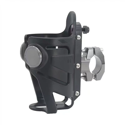 Motorcycle Water Cup Holder — Motorcycle bumper - air-bag-water-cup-holder-titanium-color-1