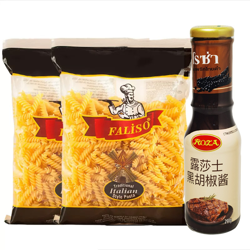 나사면 500g*2팩 + 루사스 흑후추소스 290g