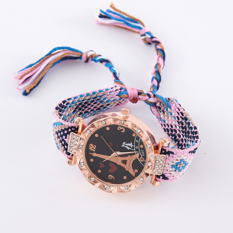 45g Weight Ordinary Glass Mirror Material Imitation Leather Strap Material Watch Classification Pointer+Number Display Type Concealed Buckle Buckle Style Round Dial Shape Casual, Daily Occasion Quartz Movement Eiffel Tower, Butterfly Pattern All Seasons Season Women's Gender Modern Style Style Modern Style Eiffel Tower Butterfly Concealed Buckle Quartz Watch Women's Watches 31