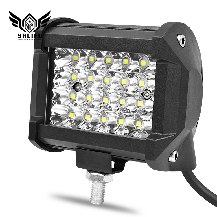 Cross-border dedicado 72W4 fila LED luz de trabajo off-road vehículo luz de techo luz de trabajo de iluminación del coche