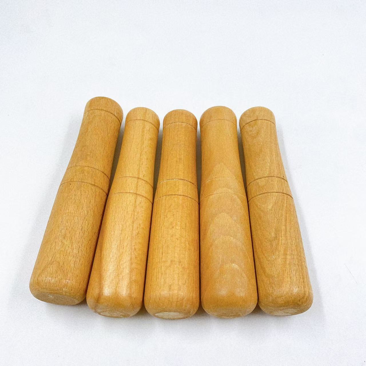 Martillo de ajo de haya, machacador de ajo, mango de mortero de ajo de madera, palo de ajo de madera maciza, tienda de dos yuanes al por mayor