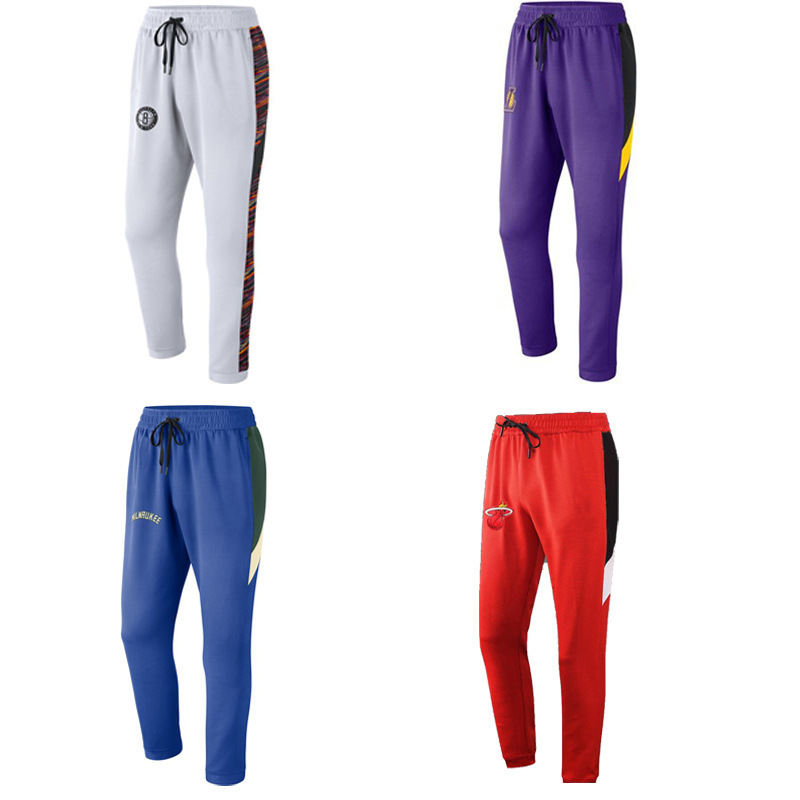 2024 Export Autum Nba Basketball Sports Training Pants Outdoor Casual Running Men's Breathable Loose Pants
