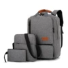 Gray three -piece set+[multi -point knot reinforcement]
