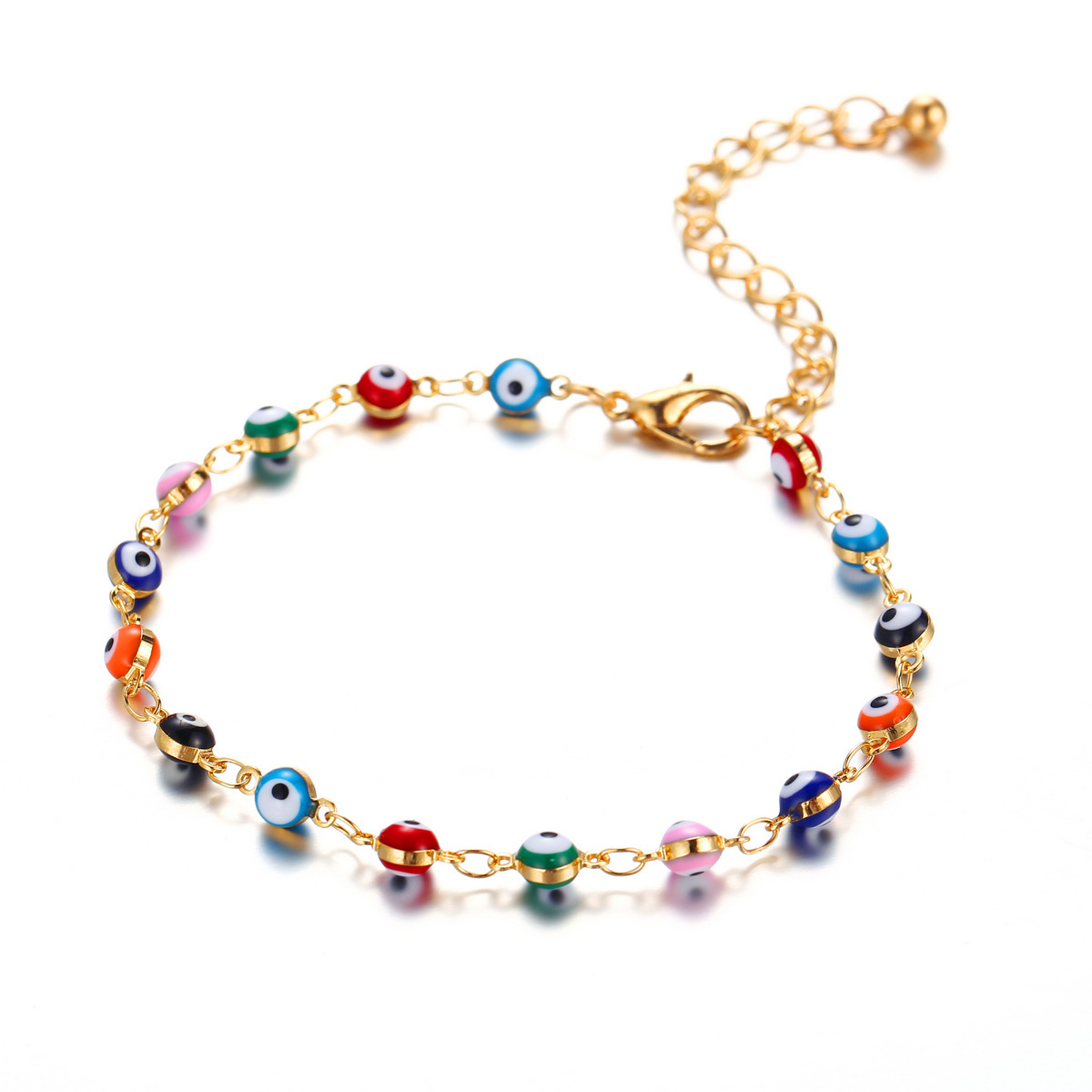 Novelty Eye Alloy Beaded Plating Anklet 1 Piece display picture 5