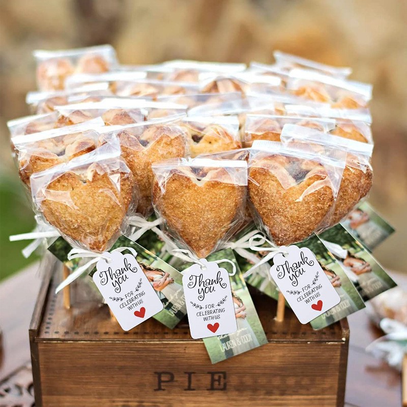 100 pieces/bags wholesale thanks for tag label festive gift Crane tags with hemp rope wedding decoration 3