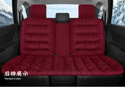 Seat cushion, seat cover | Cover Single Seat Cushion - all-back-seats-in-burgundy-color-have-backrests-universal