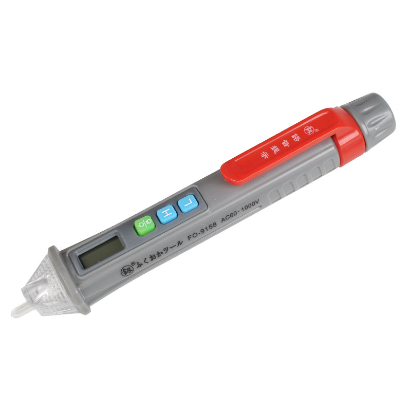 Aolacow福冈工具测电笔非接触感应笔零线火线区分验电笔