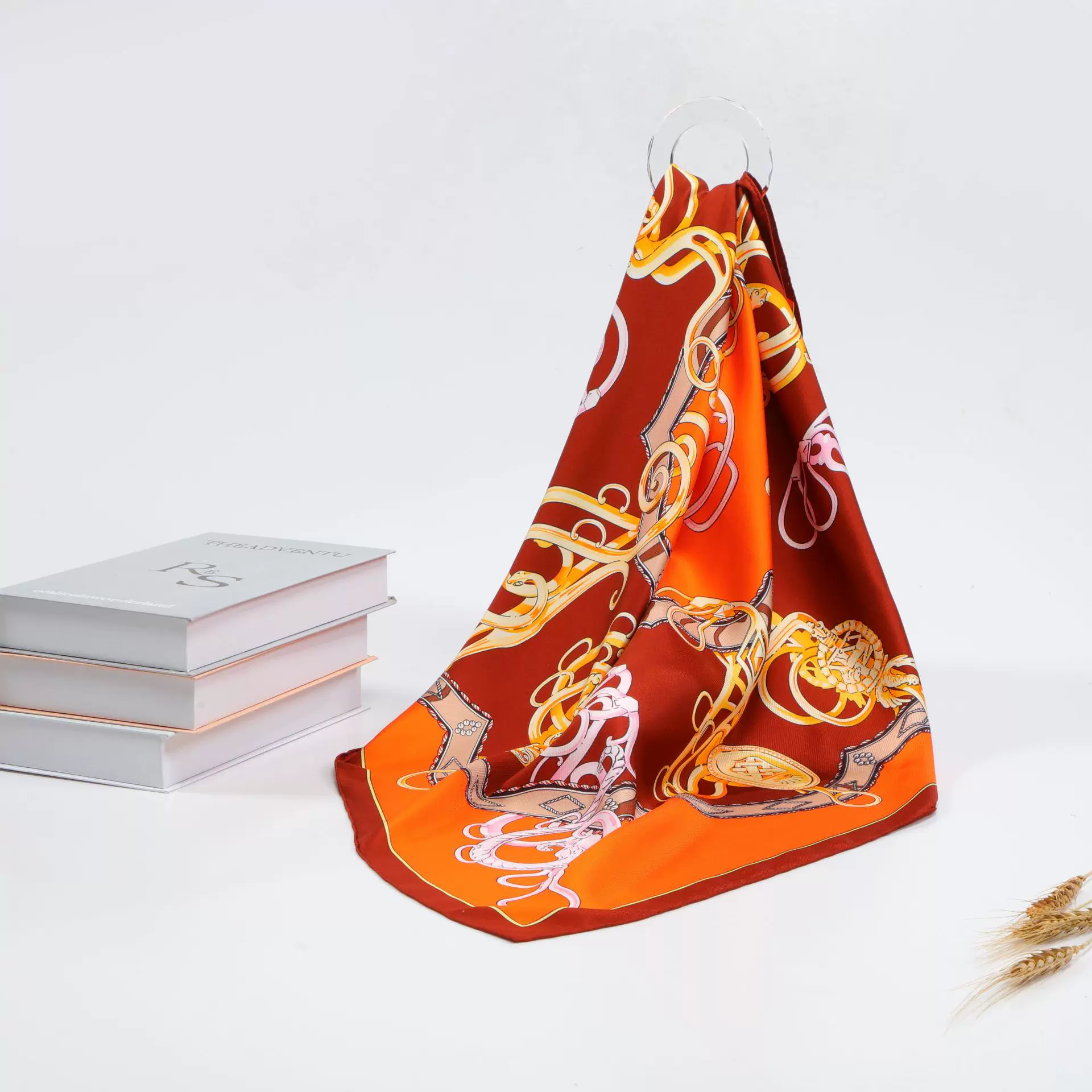 斜纹飘带真丝丝巾春夏防晒透气双面桑蚕丝披肩百搭围巾亲肤轻奢