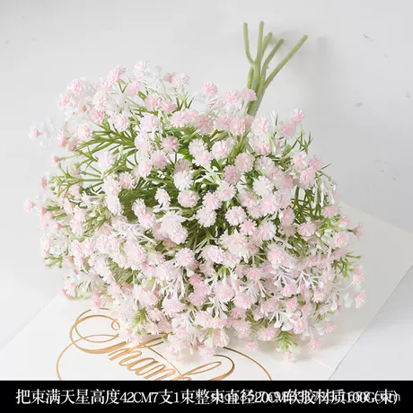 Bunch of gypsophila pink