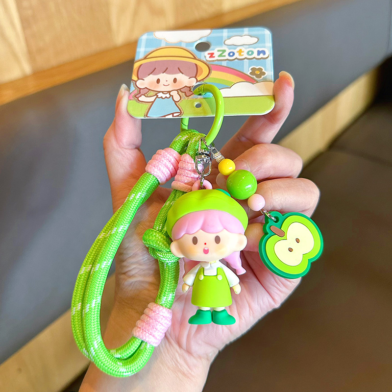 Offizieller Schreibtischkönig, Traumtagebuch, Schlüsselanhänger, Cartoon-Puppe, Mädchen, exquisiter Rucksack-Anhänger_voghion.com