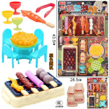 包邮儿童过家家烧烤玩具 bbq套装厨房烤肉烤串仿真食物烧烤串串香