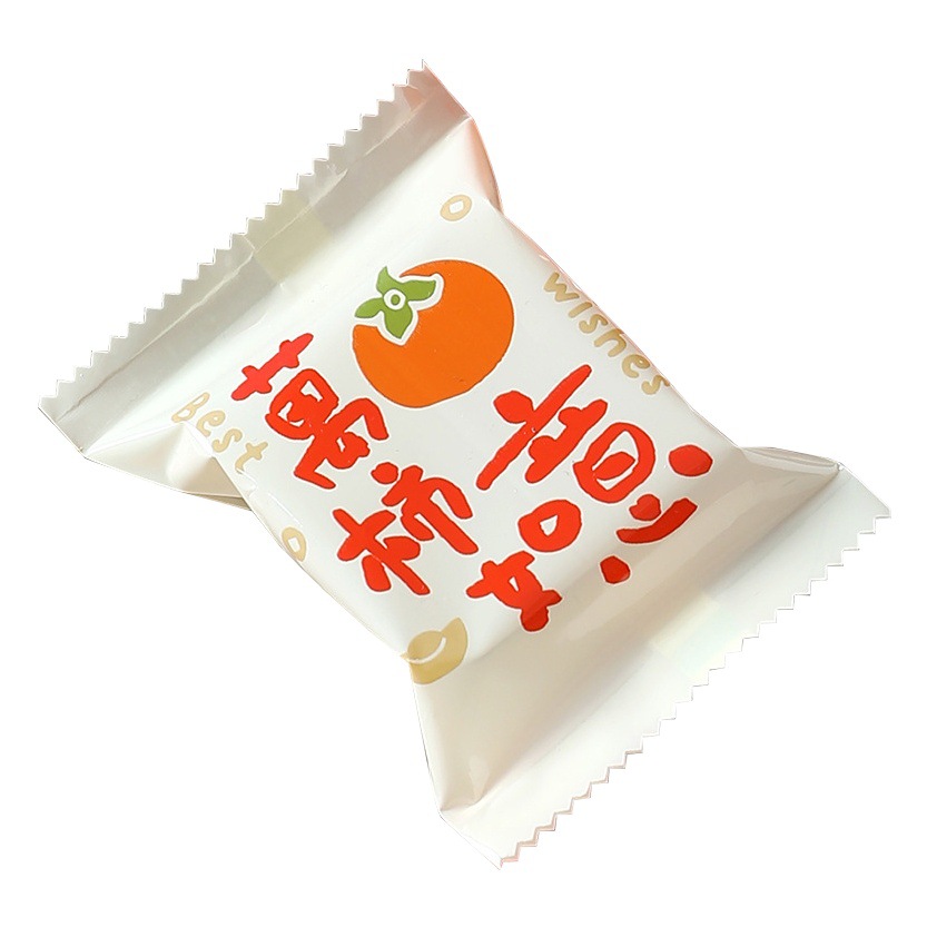 2025 año nuevo serpiente copo de nieve bolsa de embalaje crujiente rojo turrón festivo galletas máquina de hornear hecha a mano bolsa sellada