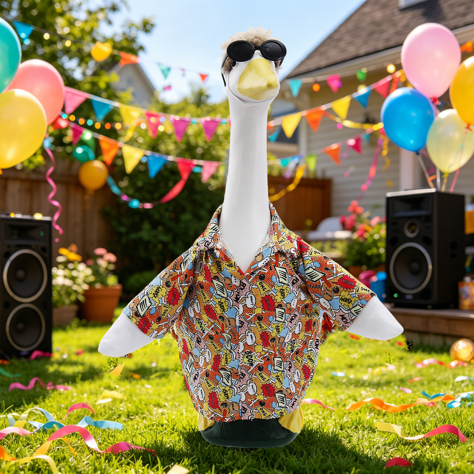 Amazon Hot Selling Porch Goose 23-inch party fashion hip-hop style…