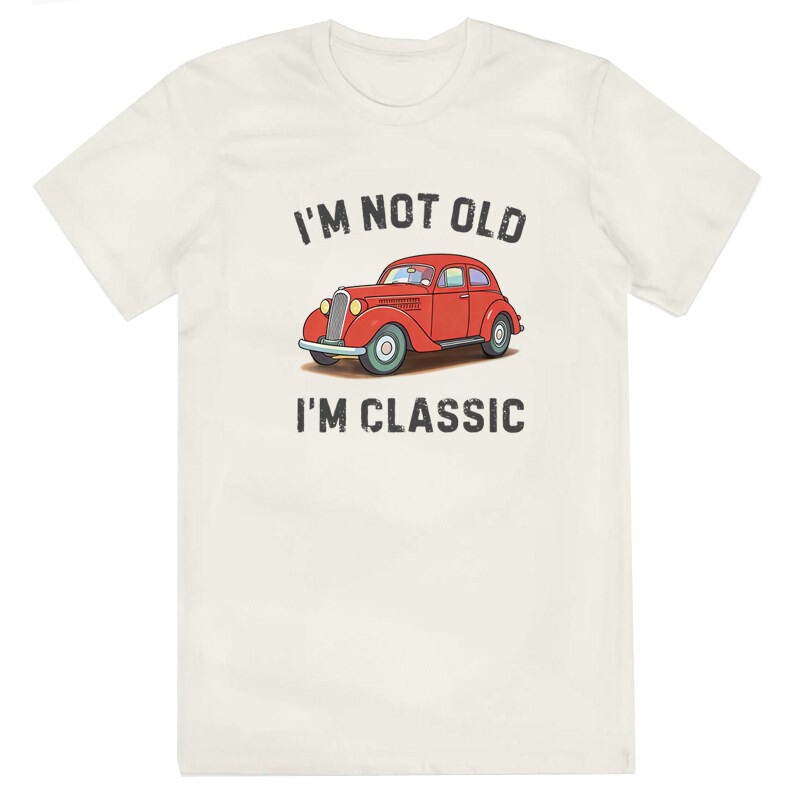 Nova I'm Not Old I'm Classic American retro casual classic car cassette men's T-shirt