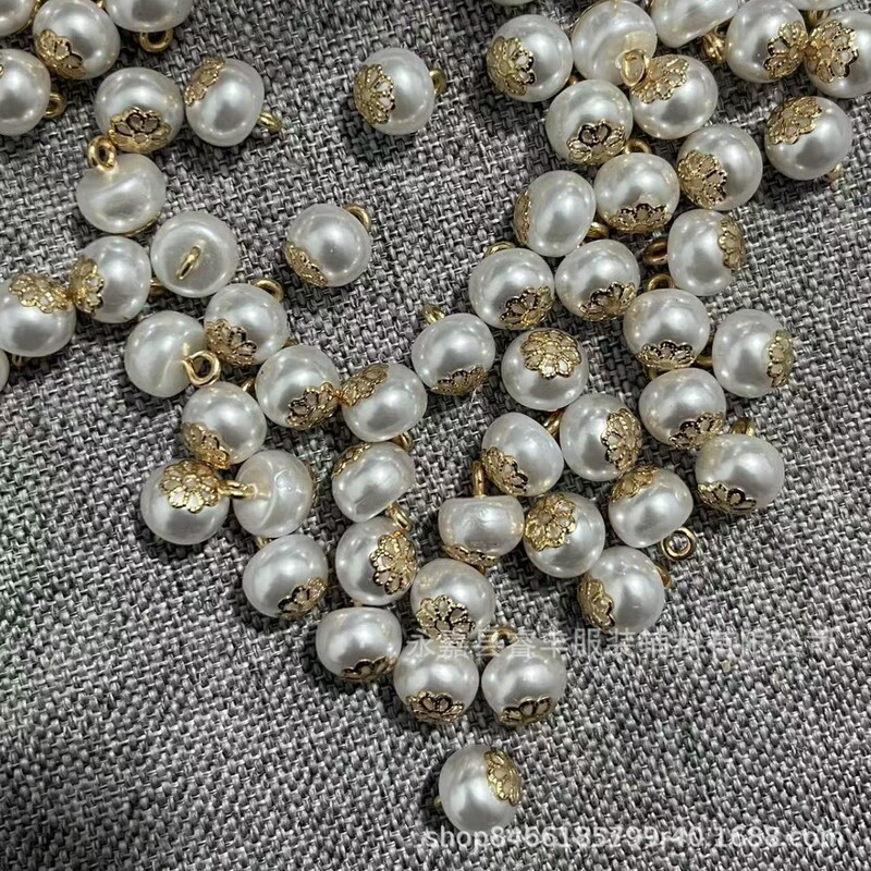 High-End High-Gloss Steamed Bun Pearl Buttons Wholesale Shirt Sweater Jewelry Buttons Semi-Circular Clothing Wrist Flower Accessories High-End High-Gloss Steamed Bun Pearl Buttons Wholesale Shirt Sweater Jewelry Buttons Semi-Circular Clothing Wrist Flower Accessories
