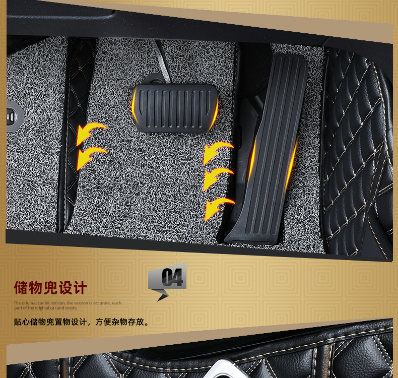 Car Floor Mats For BYD Song Plus DMI 2025 EV Champion