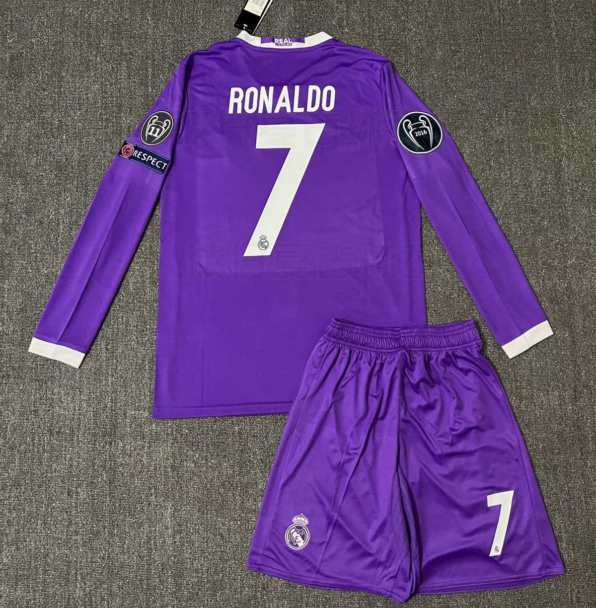 adidas Real Madrid 16-17 Away Set 2-Piece Purple